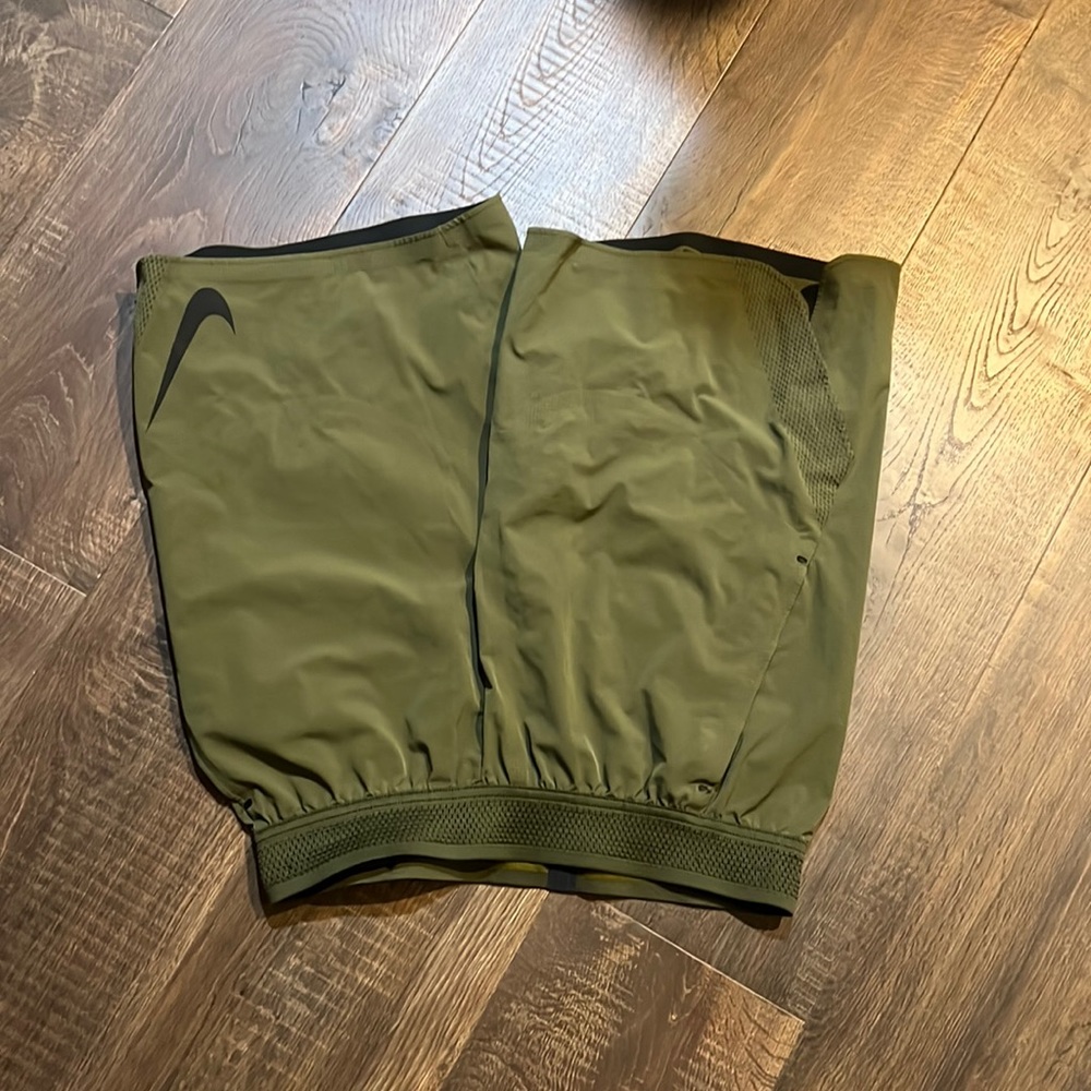 Green Nike Athletic Shorts
